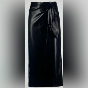 Mango Black Midi Skirt